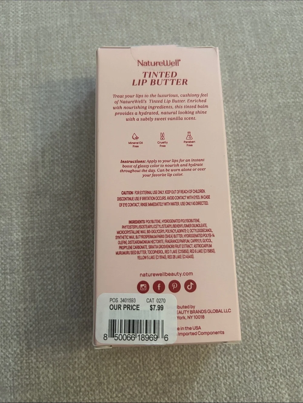 Tinted Lip Butter - Cherry Crush